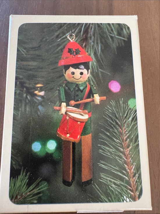 Hallmark Other - Vintage Rare Hallmark Clothespin Drummer Boy Ornament